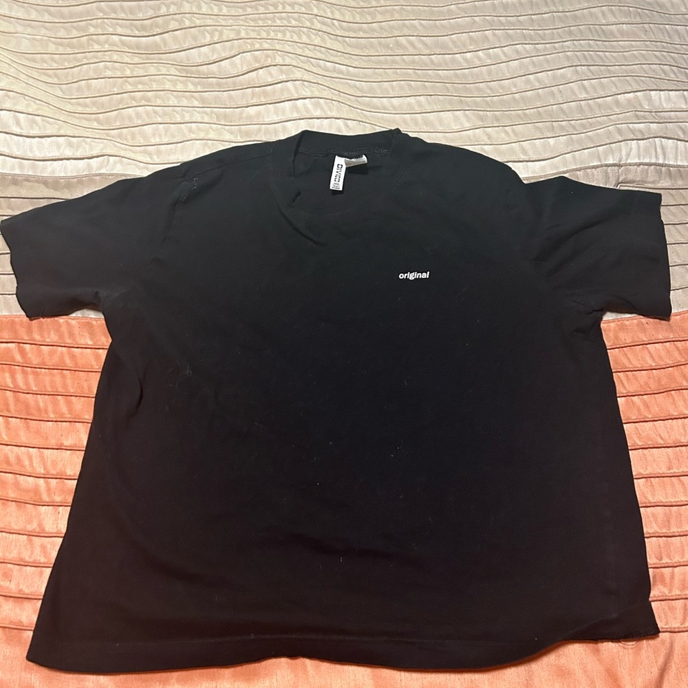 H&M Black Crop Top.  Adult Small.  Color Black.  Lightly Worn.